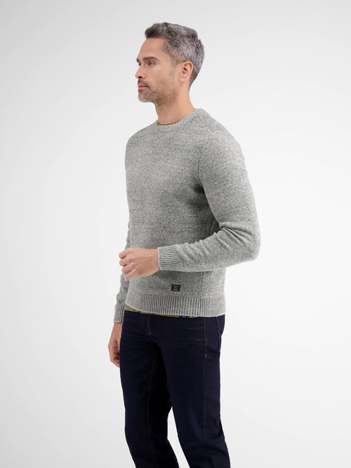 Lerros Flachstrickpullover In Lebendiger Strickoptik