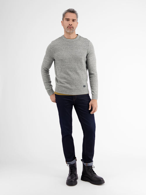 Lerros Flachstrickpullover In Lebendiger Strickoptik