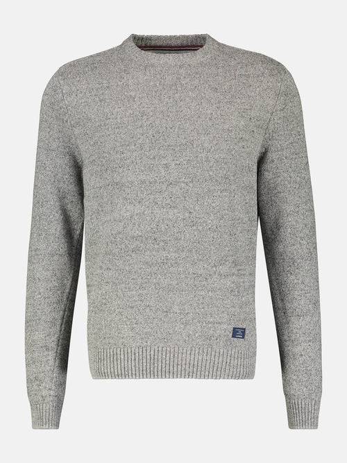 Lerros Flachstrickpullover In Lebendiger Strickoptik