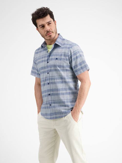 Lerros Halbarmhemd In Sommerlicher Strukturqualität