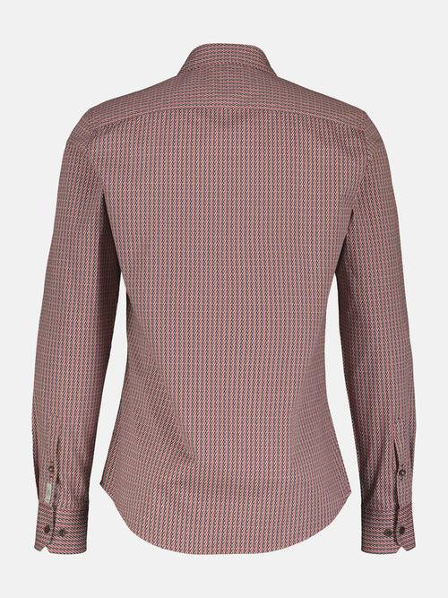 Lerros Herren Langarmhemd In Poplin-Stretchqualität