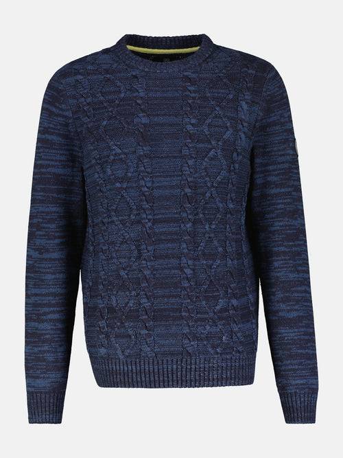 Lerros Herren Strickpullover Mit Klassisch-modernem Kabelstrickmuster