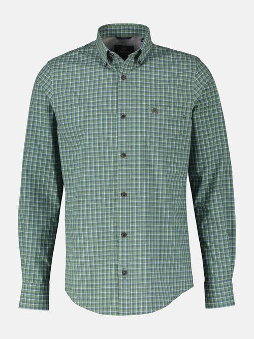 Lerros Langarmhemd, Kariert, Klassischer Button-down-Kragen