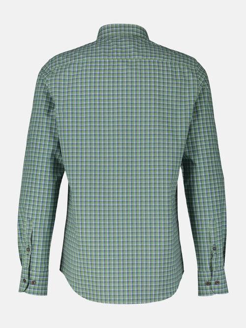 Lerros Langarmhemd, Kariert, Klassischer Button-down-Kragen