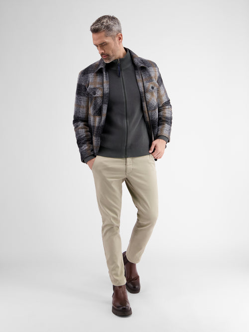 Lerros Leichte Strickjacke Für Herren Mit Schmaler Rippstruktur