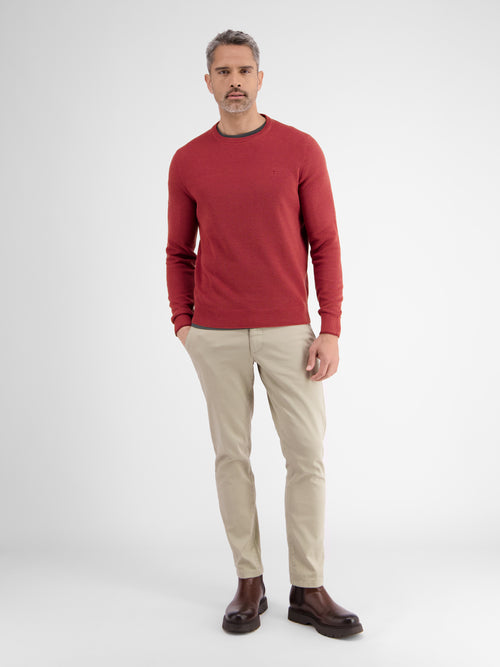 Lerros Leichter Strickpullover Mit Schmaler Rippstuktur