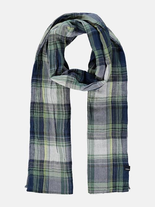 Lerros Doppelgewebe Schal mit Karomuster