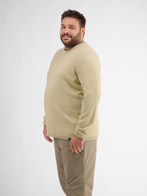 Lerros Flachstrickpulloer Mit Rundhalsausschnitt