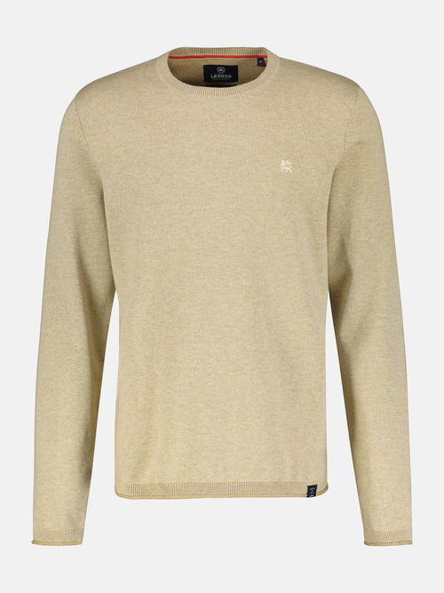 Lerros Flachstrickpulloer Mit Rundhalsausschnitt