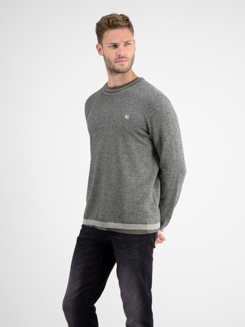 Lerros Gestreifter Strick-Longsleeve