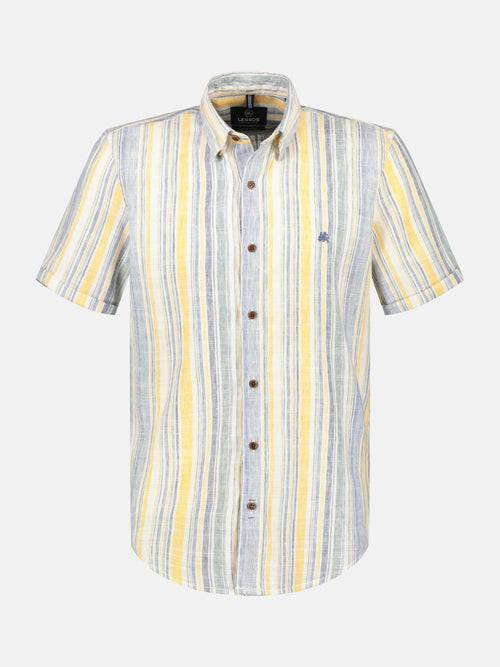 Lerros Gestreiftes Halbarmhemd Für Herren