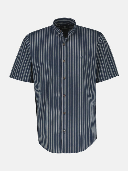 Lerros Gestreiftes Hemd Mit Stehkragen