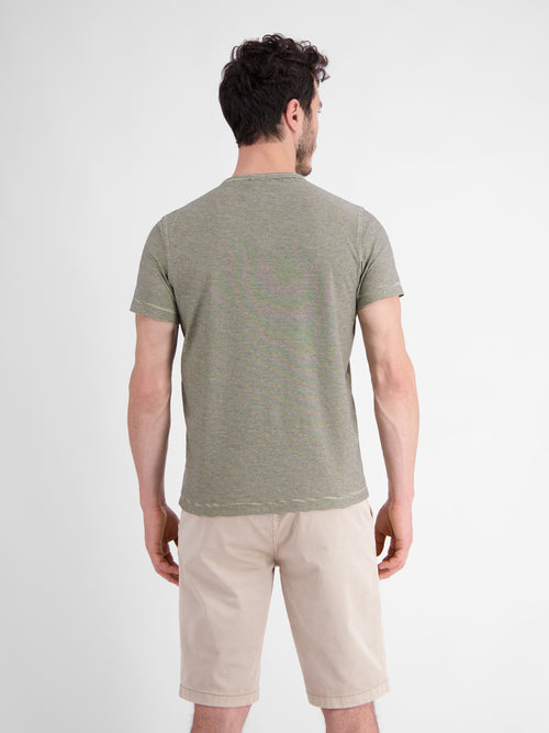 Lerros Gestreiftes Serafino-Shirt Für Herren