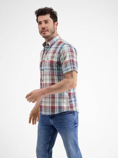 Lerros Halbarmhemd, Kariert