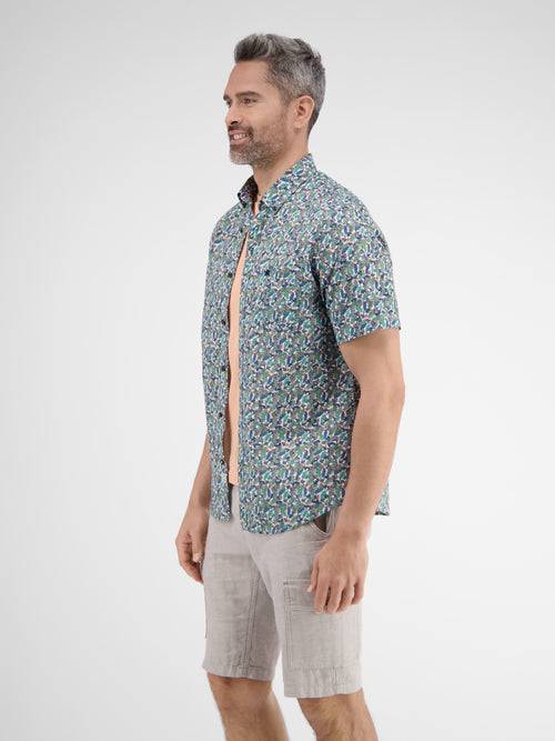 Lerros Halbarmhemd Mit Floralem Print
