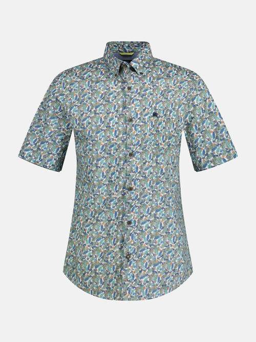 Lerros Halbarmhemd Mit Floralem Print
