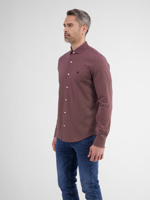 Lerros Herren Jerseyhemd Mit Haifischkragen