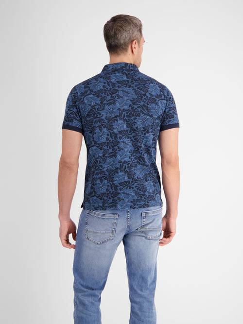 Lerros Herren Poloshirt, Floral Bedruckt
