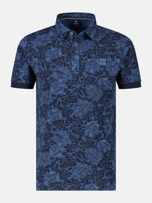 Lerros Herren Poloshirt, Floral Bedruckt