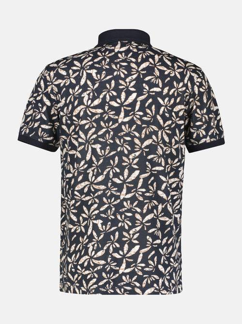 Lerros Herren Poloshirt Mit Floralem Druck