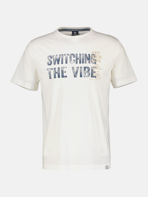 Lerros Herren T-Shirt Mit Brust-Print