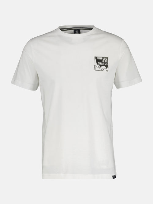 Lerros Herren T-Shirt Mit Kleinem Mottoprint