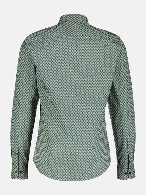 Lerros Herrenhemd, Tonal Gemustert, Kent-Kragen