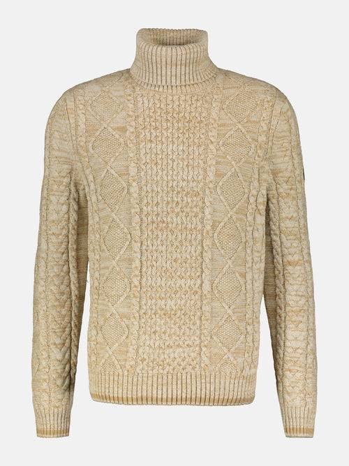 Lerros Jacquard-Rollkragenpullover