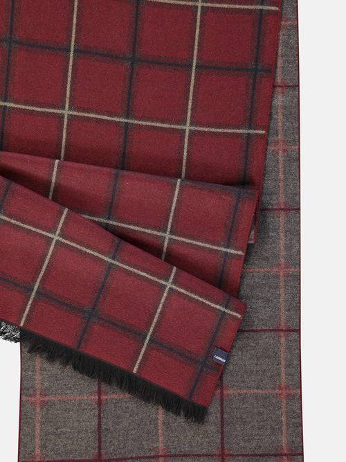 Lerros Karierter Schal Aus Viskosemischung