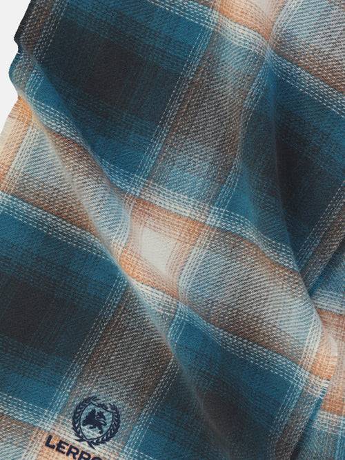 Lerros Karierter Schal Mit Verlaufendem Muster