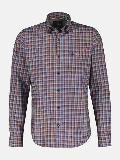 Lerros Kariertes Herrenhemd Mit Button-down-Kragen