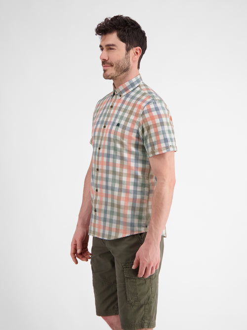 Lerros Kariertes Kurzarmhemd