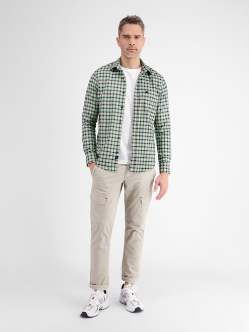 Lerros Kariertes Langarmhemd Für Herren