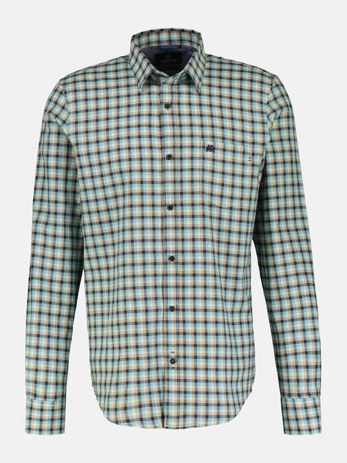 Lerros Kariertes Langarmhemd Für Herren