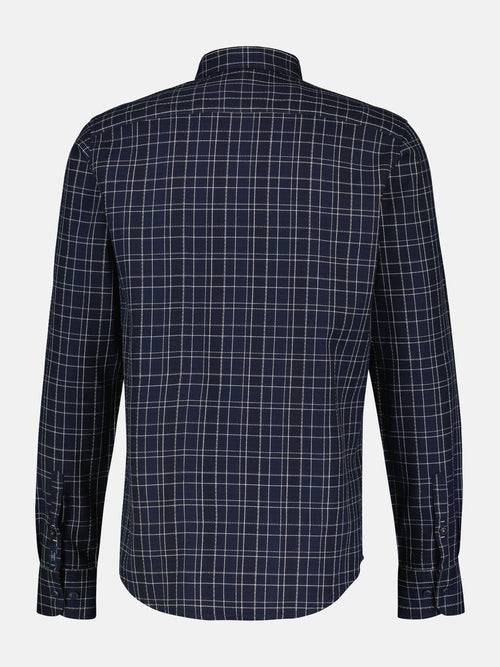 Lerros Karohemd In Dobby-Struktur