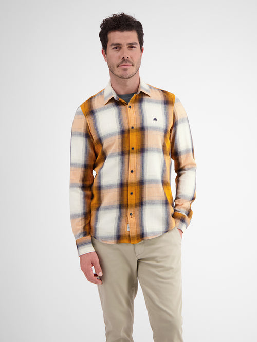 Lerros Karohemd In Kerniger Twillqualität