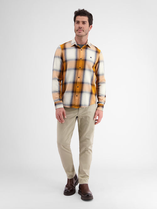 Lerros Karohemd In Kerniger Twillqualität