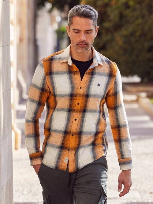 Lerros Karohemd in kerniger Twillqualität