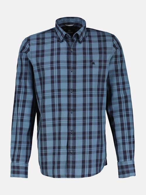 Lerros Karohemd In Twillqualität, Weich Gewaschen