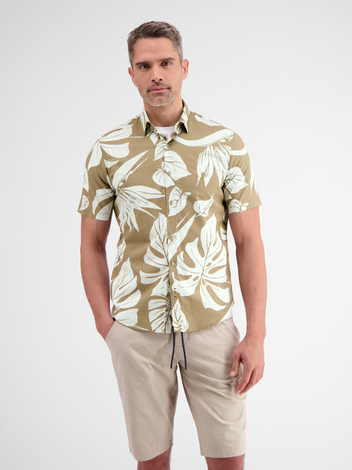Lerros Kurzarmhemd Im Hawaiian-Style