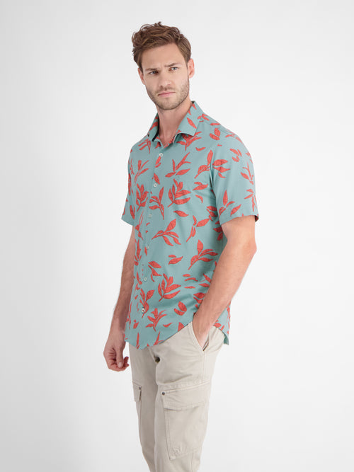 Lerros Kurzarmhemd Mit Floralem Print