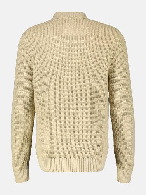 Lerros Langarm Strickpolo