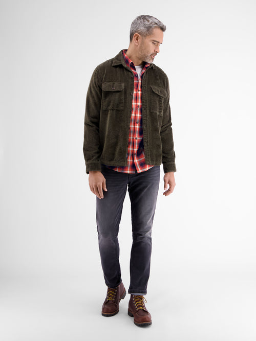 Lerros Langarmhemd Fischgratstruktur Kariert