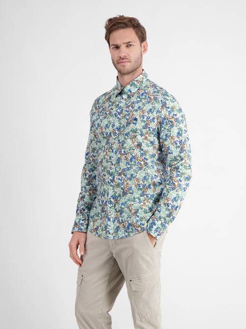 Lerros Langarmhemd Mit Floralem Druck