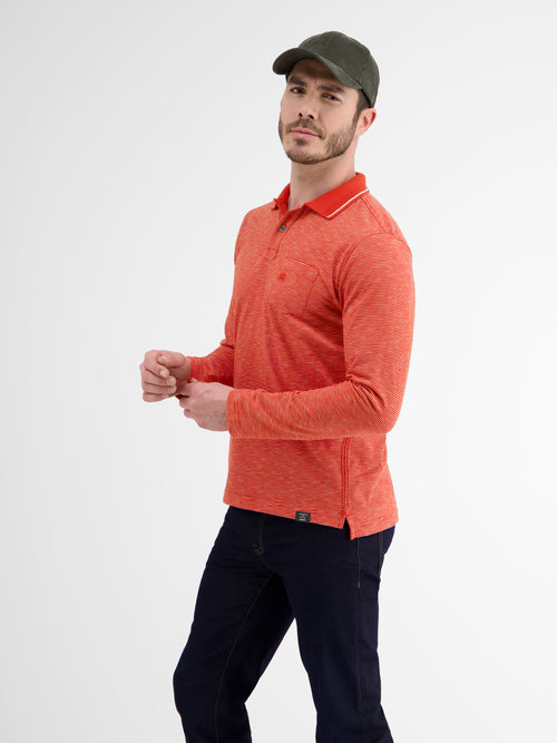 Lerros Langarmpolo. Gestreift