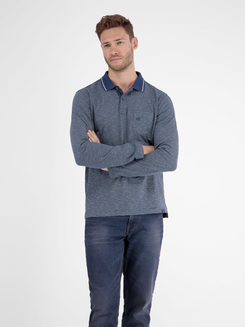 Lerros Langarmpolo. Gestreift