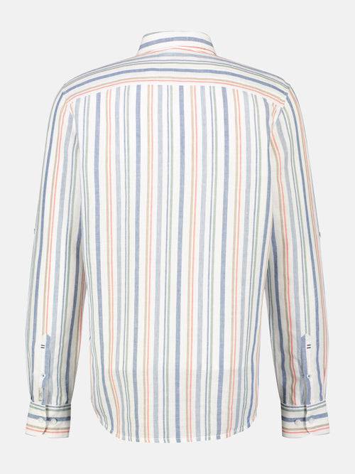 Lerros Leinenhemd In Sommerlichem Streifenmuster