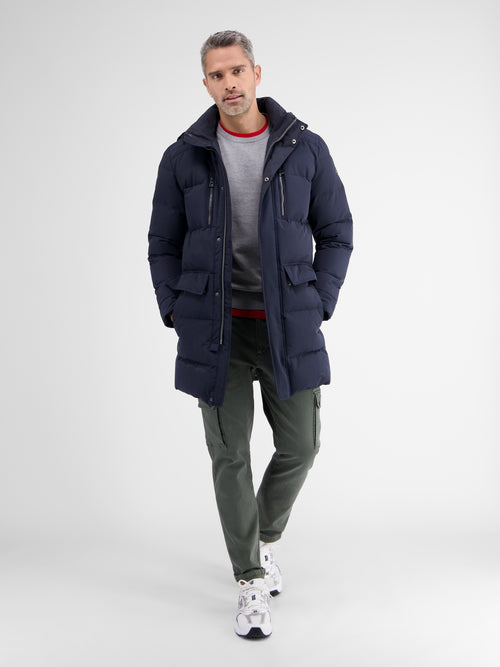 Lerros Longjacket Im Parka-Design. Gesteppt