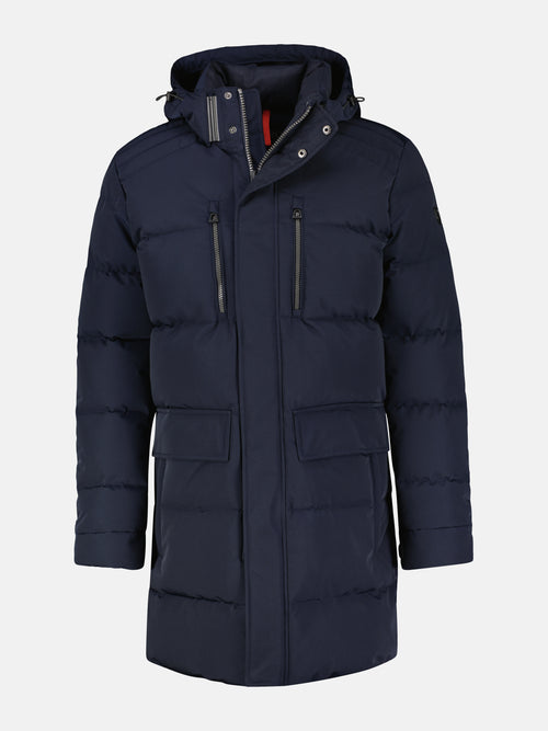 Lerros Longjacket Im Parka-Design. Gesteppt