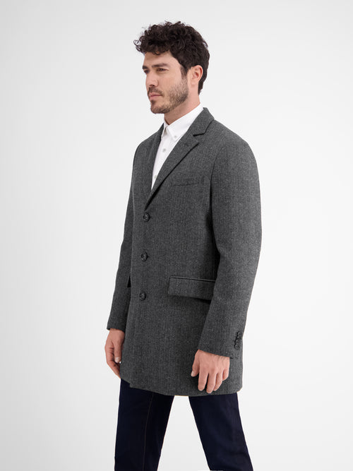 Lerros LRS Mantel In Fischgrat-Optik